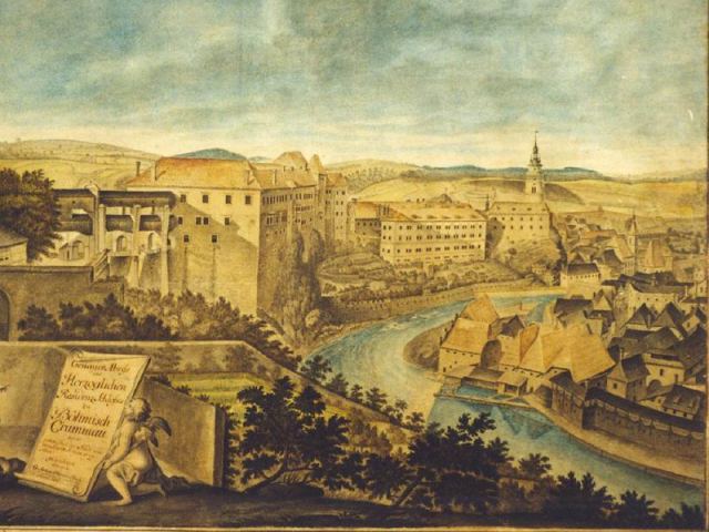Чешский Крумлов 17 век