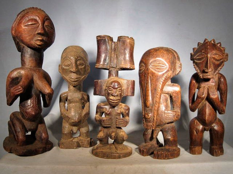 К нам «пожаловали» африканские скульптуры!