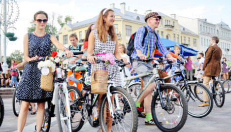 Praga in bicicletta